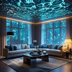 Water Ripple Effect Ambient Projection Light - USB-C & Battery-Powered