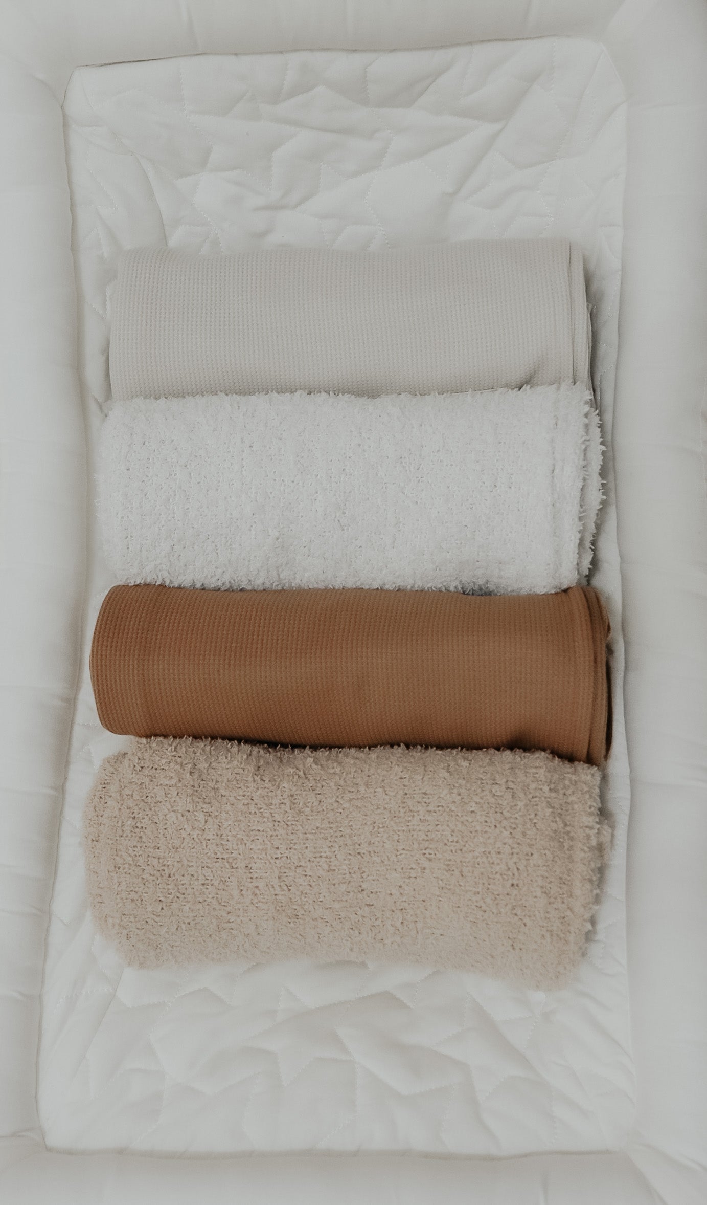 Caramel Waffle Knit Blanket