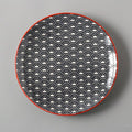 8-Inch Porcelain Shallow Dish – Elegant Round Dinner Plate Collection