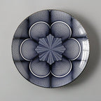 8-Inch Porcelain Shallow Dish – Elegant Round Dinner Plate Collection
