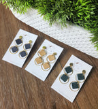 Olivia| Genuine leather dangles