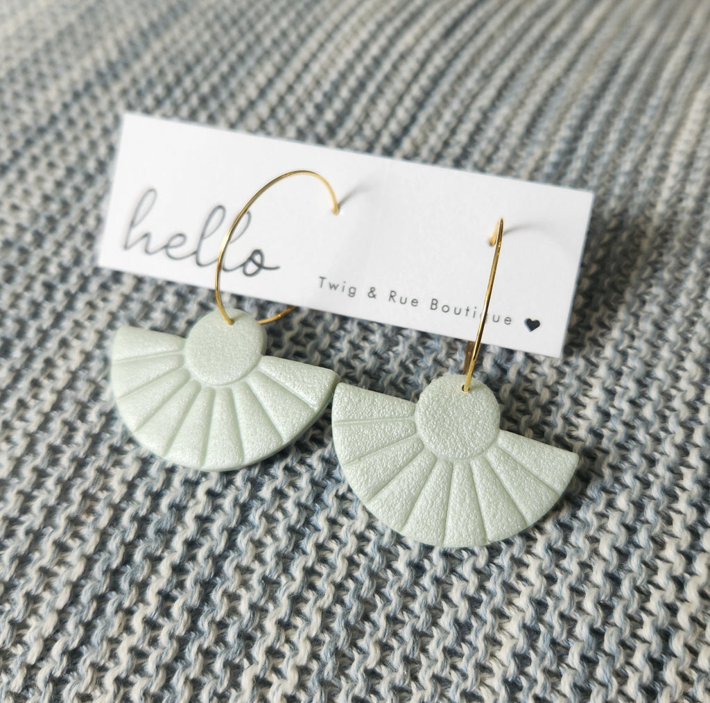 Waverly| Clay hoops