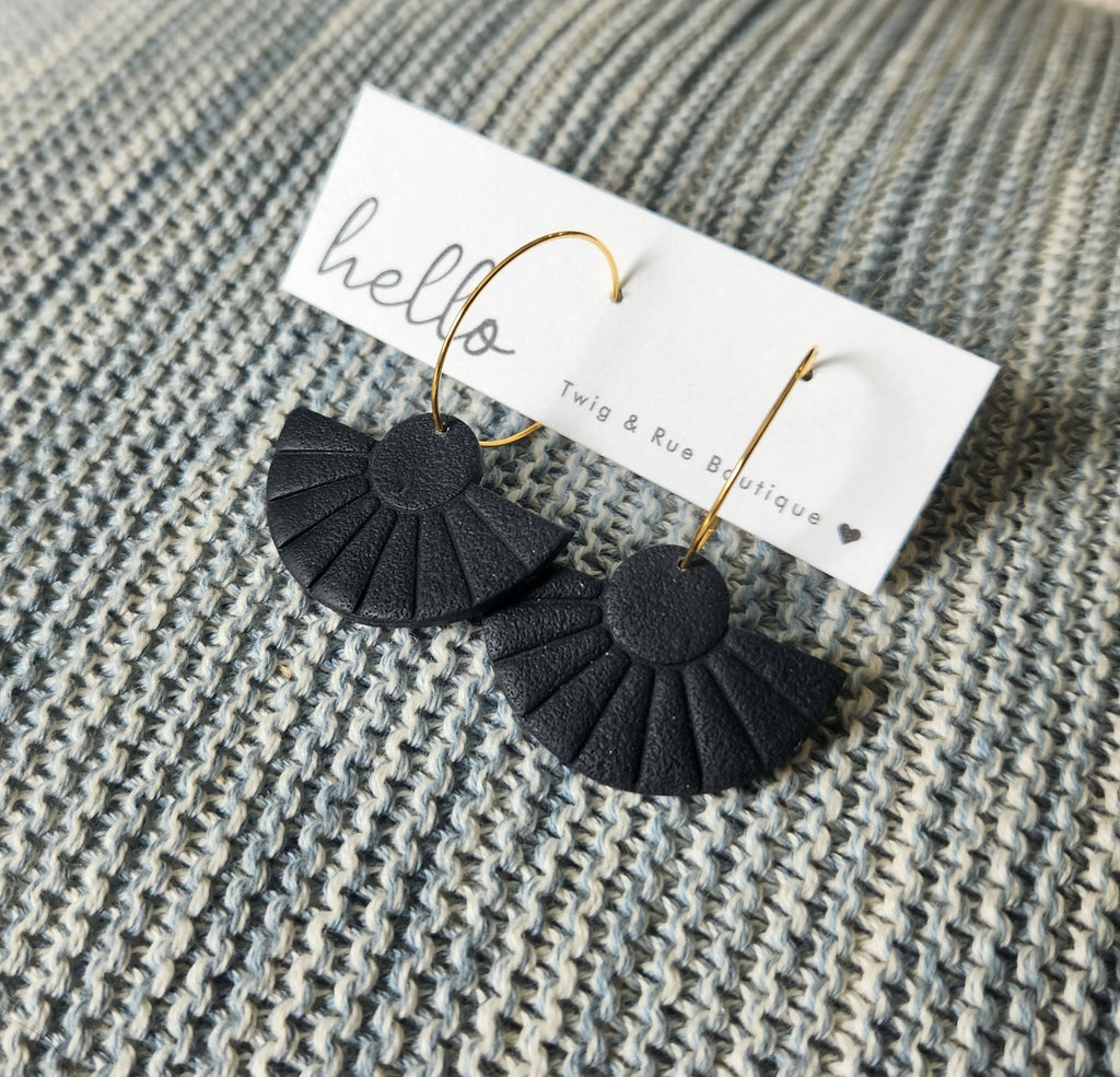 Waverly| Clay hoops