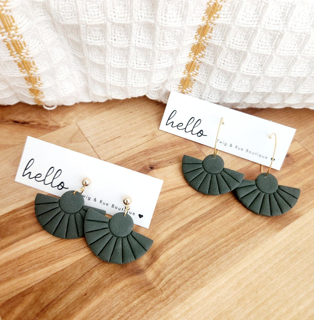 Waverly| Clay hoops