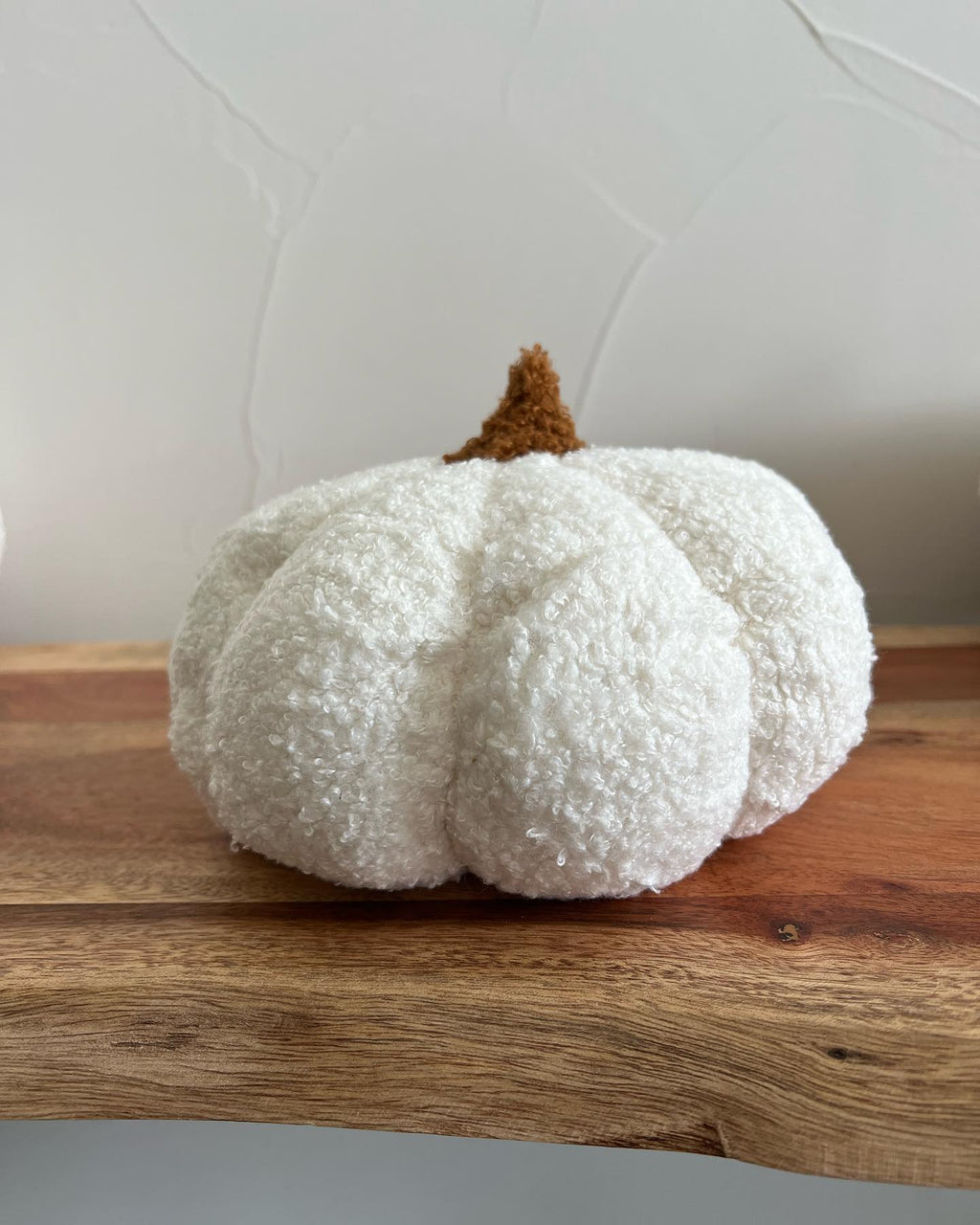 Pumpkin Fall boucle pillows, full pillow