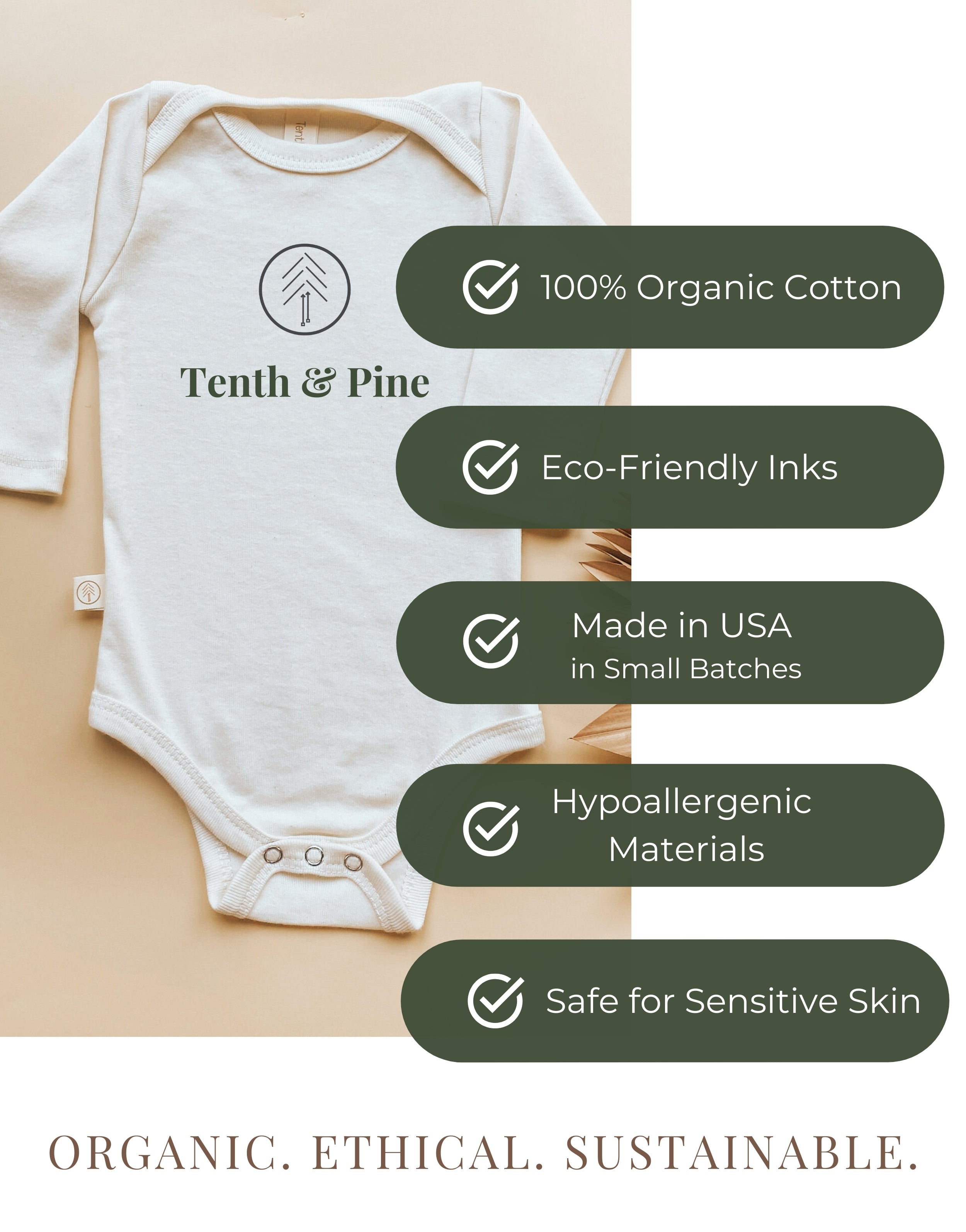 Mama's Little Love Organic Baby Bodysuit