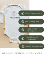Home is Where Mama is Organic Baby Bodysuit