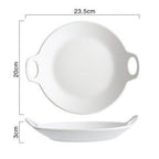 Bone Porcelain Bowl & Baking Sheet