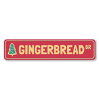 Gingerbread Drive Holiday Sign