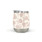 Pastel Floral Wine Tumbler