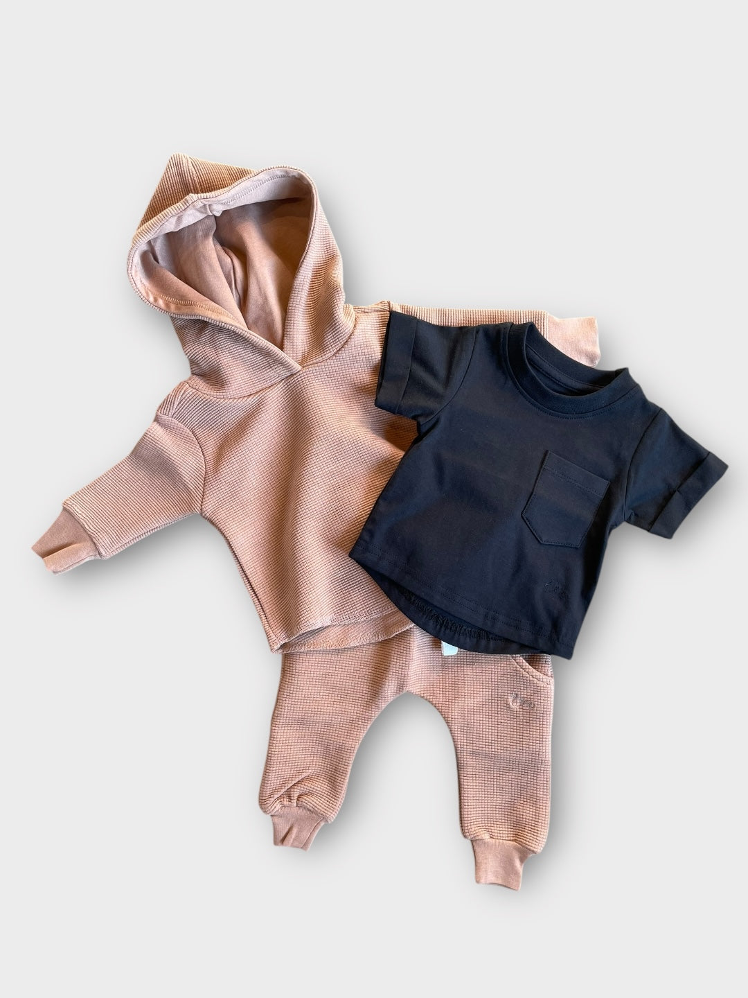 Umber Waffle Knit Joggers
