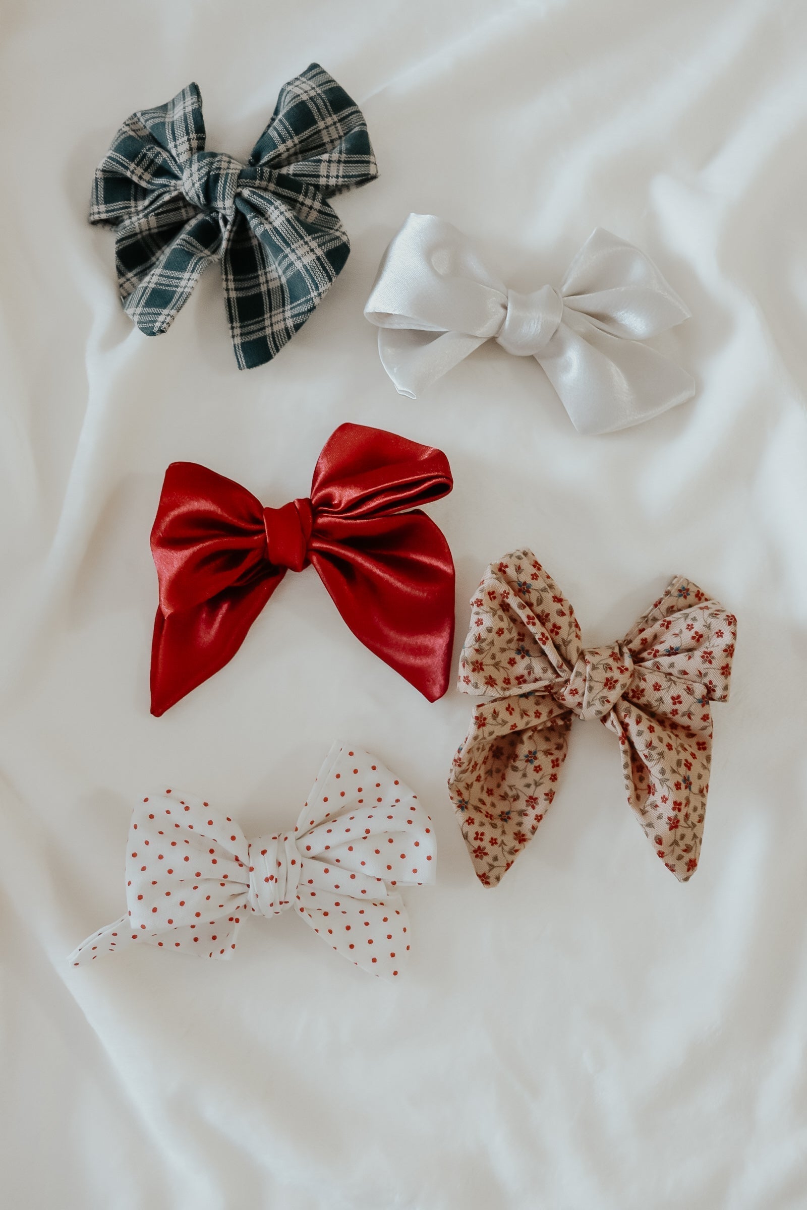Pine Bow Clips