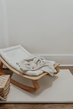Coco Ivory Waffle Knit Blanket