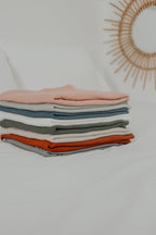 Peony Ribbed Stretch Swaddle