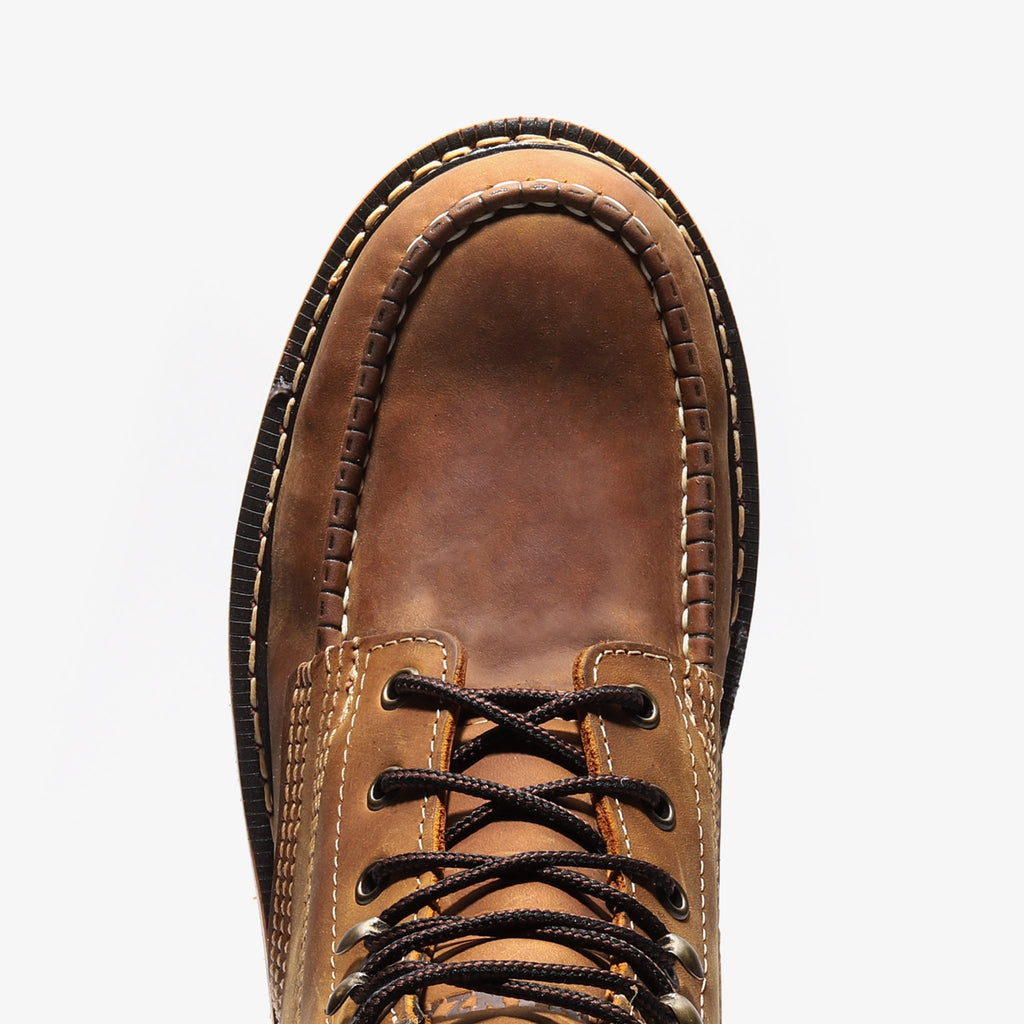 FRONTIER CLASSIC 6" MOC TOE (STEEL TOE) CRAZY BROWN