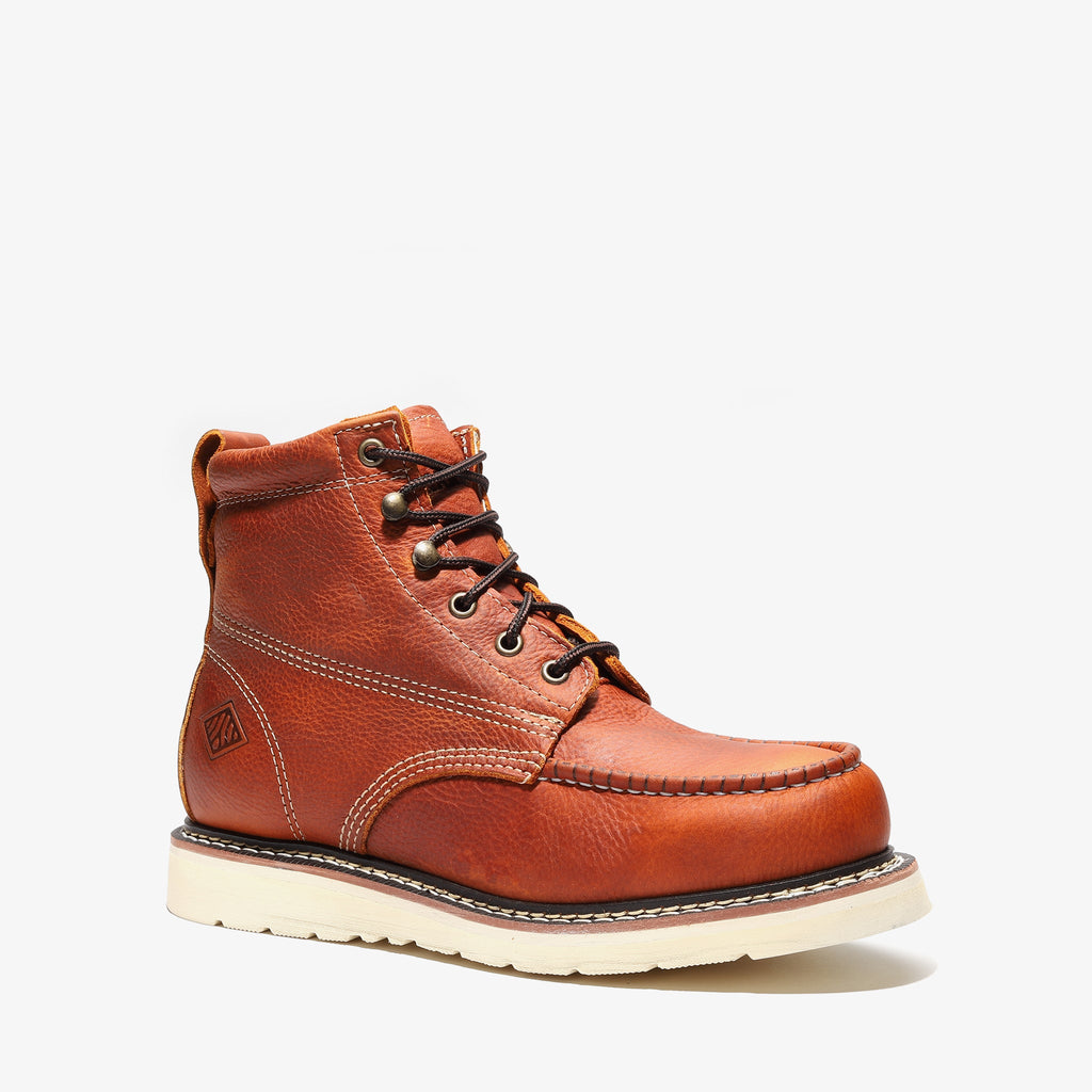 FRONTIER CLASSIC 6" MOC TOE (STEEL TOE) GOLDEN BROWN