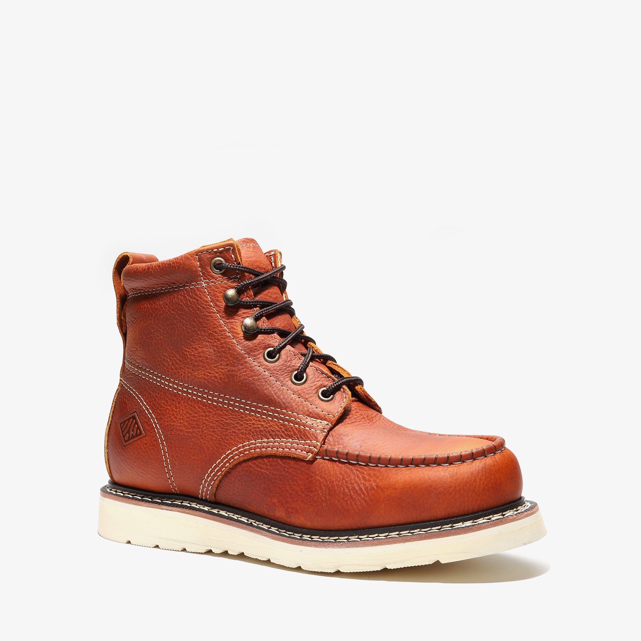 FRONTIER CLASSIC 6" MOC TOE (STEEL TOE) GOLDEN BROWN