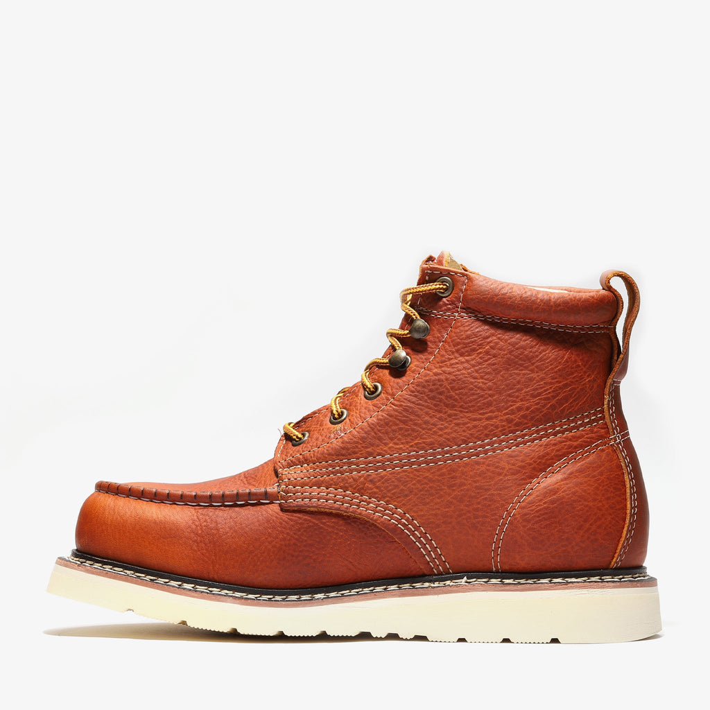 FRONTIER CLASSIC 6" MOC TOE (STEEL TOE) GOLDEN BROWN