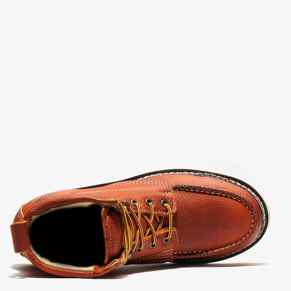 FRONTIER CLASSIC 6" MOC TOE GOLDEN BROWN