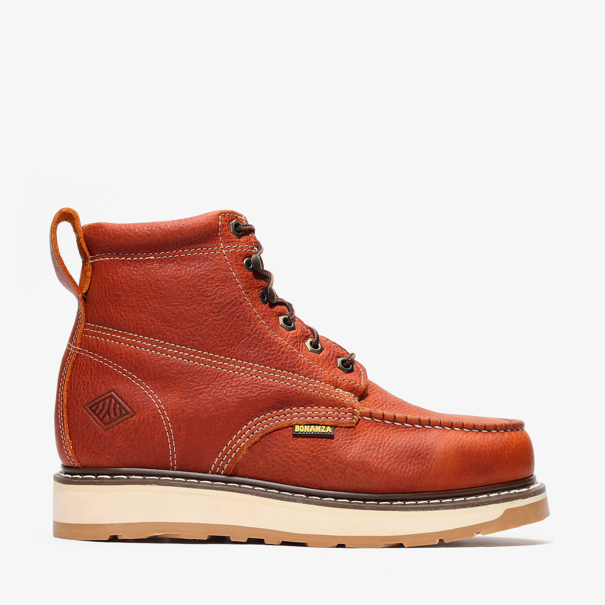 FRONTIER DUAL 6" MOC TOE LIGHT BROWN
