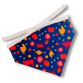 Tie-on Dog Bandana | Adjustable String-tie Bandana for Dogs and Cats
