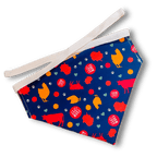 Tie-on Dog Bandana | Adjustable String-tie Bandana for Dogs and Cats