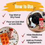 Treat Topper Beef Dog Food Topper | Powdered Meal Topper for Pets