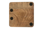 Huntley Equestrian Wooden Square Tray with Gold Bit