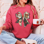 It's The Most Wonderful Time Of The Year, Christmas, Santa, Snowman, Reindeer Sweatshirt