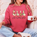 Just A Jolly Goose, Christmas, Santa, Funny Sweatshirt