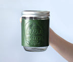 Leather Mason Jar Coozie