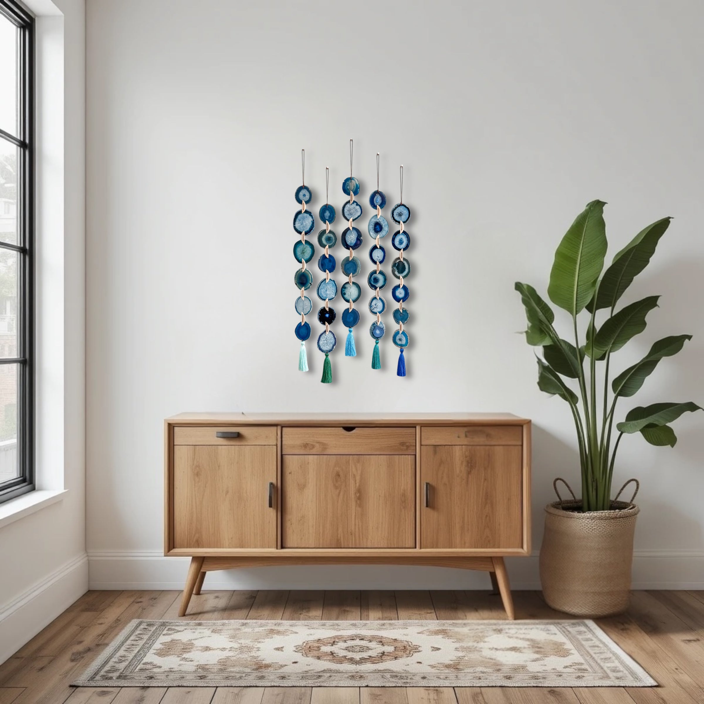 Ocean Agate Wall Hanging