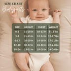 Happy Camper Clay Organic Cotton Baby Bodysuit Short Sleeve