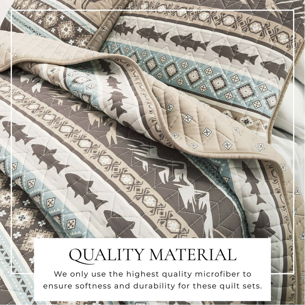 3-Piece Lodge Quilt - Yosemite Collection