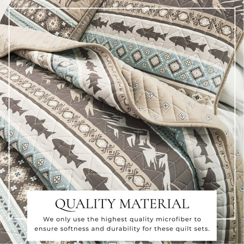 3-Piece Lodge Quilt - Yosemite Collection