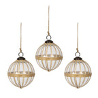 D3.9' X-Mas Hanging Ornament, Decorative Hanging Ball Christmas Tree
