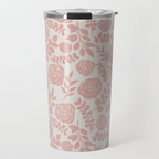 Blush Floral Travel Coffee Mug