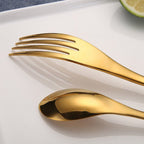 4-Piece Stainless Steel Cutlery Set – Knife, Fork, Spoon & Teaspoon