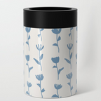 Light Blue Flower Can Cooler/Koozie