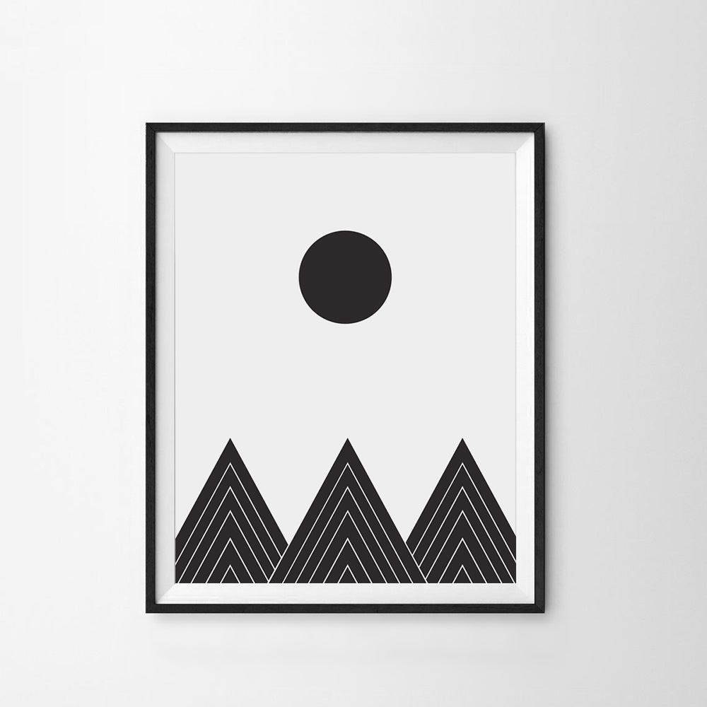 Modern Archival Art Print – Matte Finish Wall Decor (Unframed)