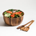 Soro Large Salad Bowl with Servers