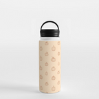 Orange Pumpkin Handle Lid Water Bottle