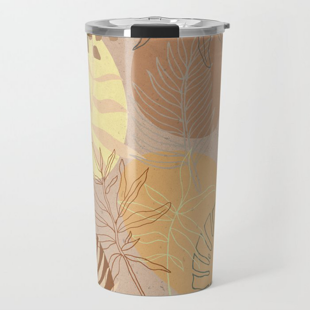 Orange Terracotta Travel Coffee Mug