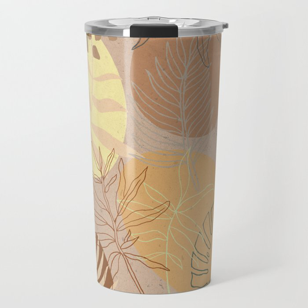 Orange Terracotta Travel Coffee Mug