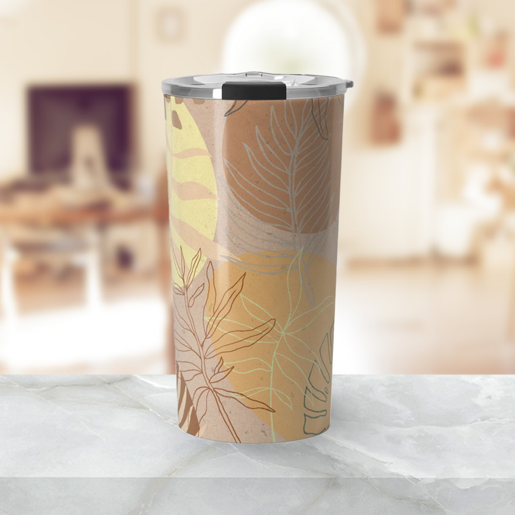 Orange Terracotta Travel Coffee Mug
