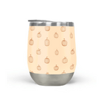 Orange Pumpkin Stemless Wine Tumbler