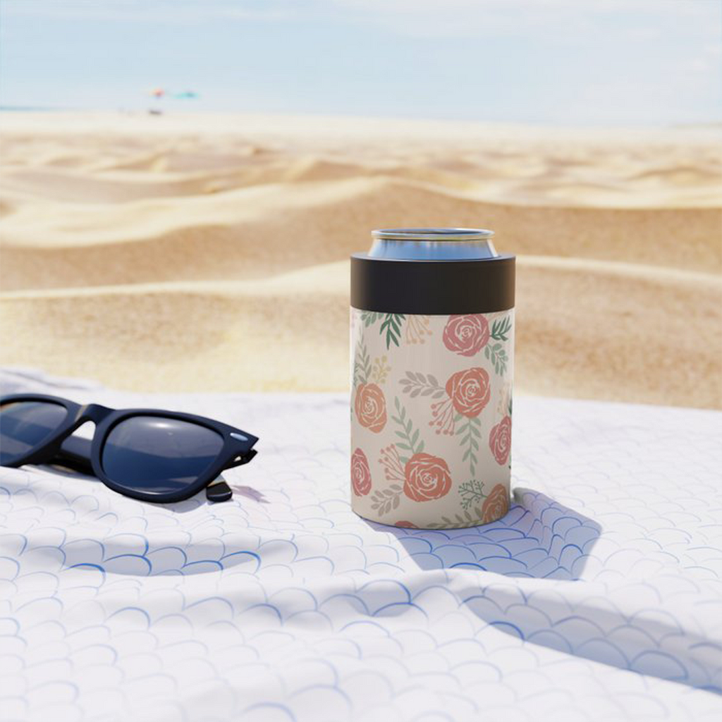 Warm Floral Can Cooler/Koozie