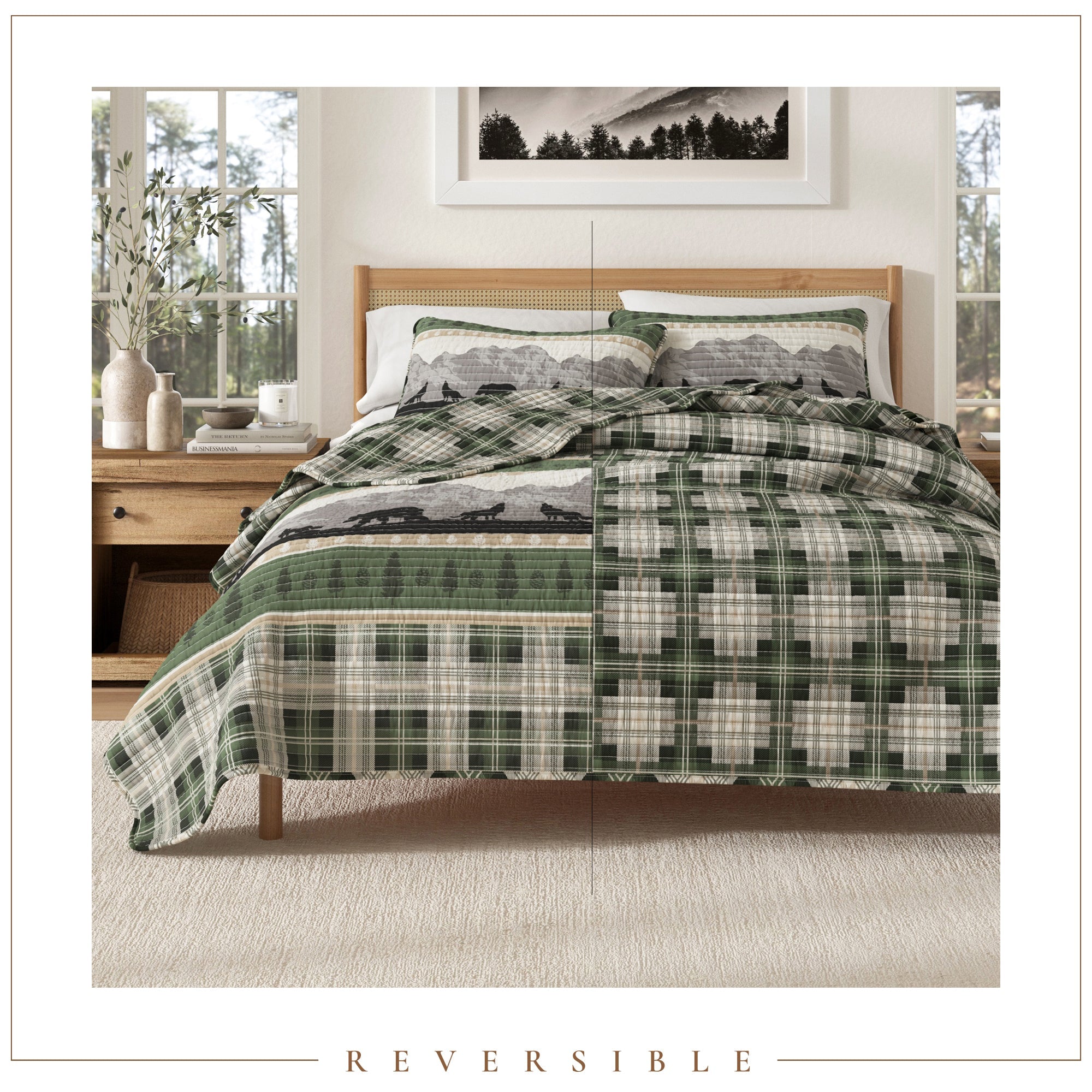 3-Piece Lodge Quilt - Salt Creek Collection