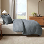 100% Cotton Honeycomb Waffle Duvet Set - Mattea Collection