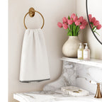 Cotton Border-Stitched 6-Piece Towel Set - Valery Collection